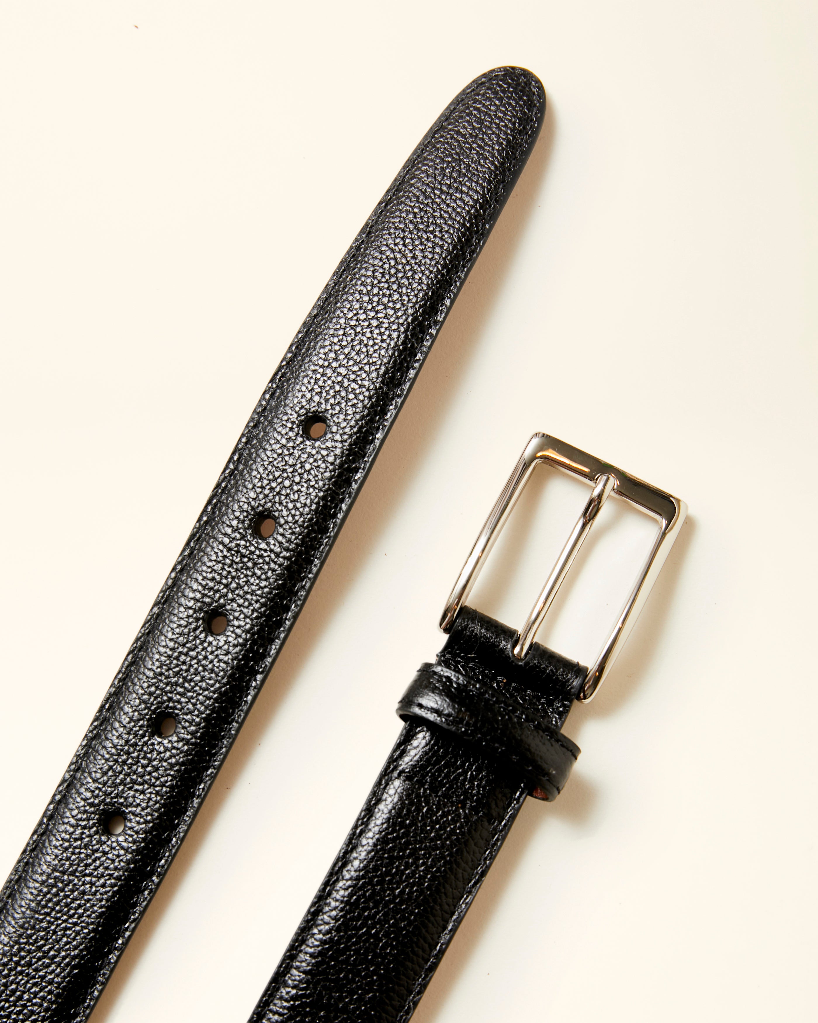 MB 0311 Black Alpine Grain Calfskin Belt 30mm