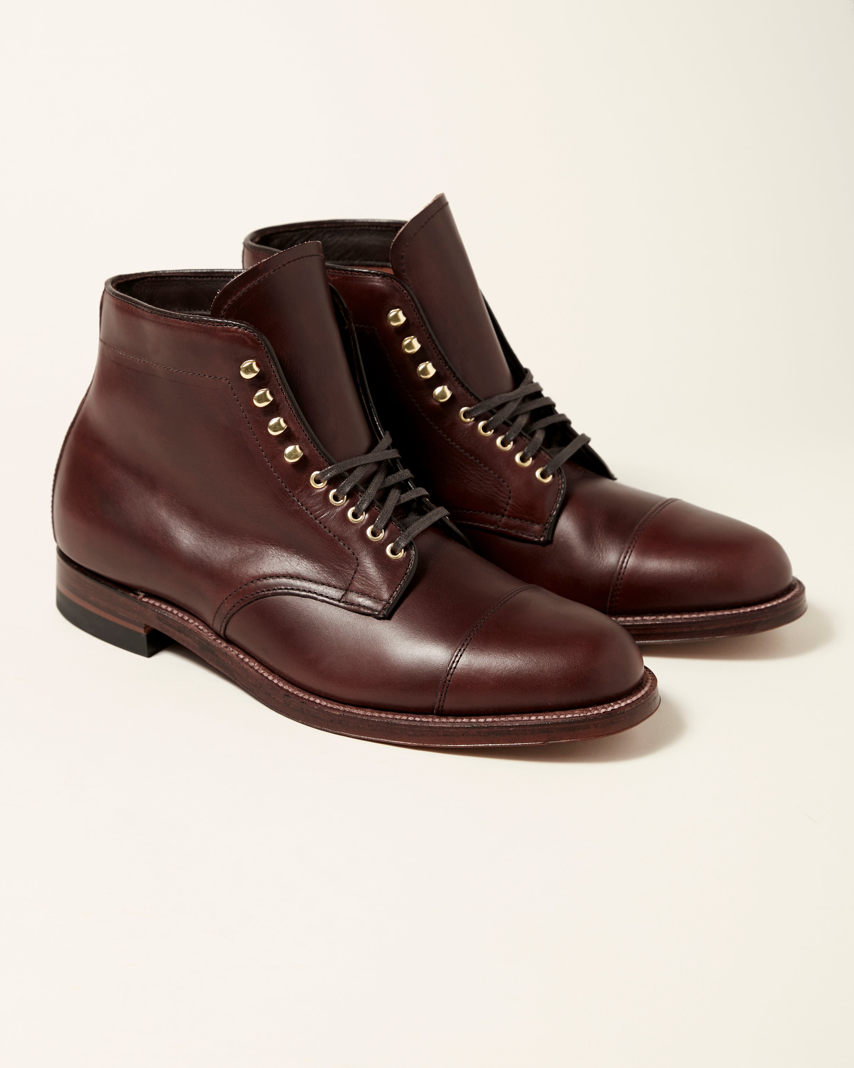 "Scout" Straight Tip Boot in Brown Chromexcel, Barrie Last