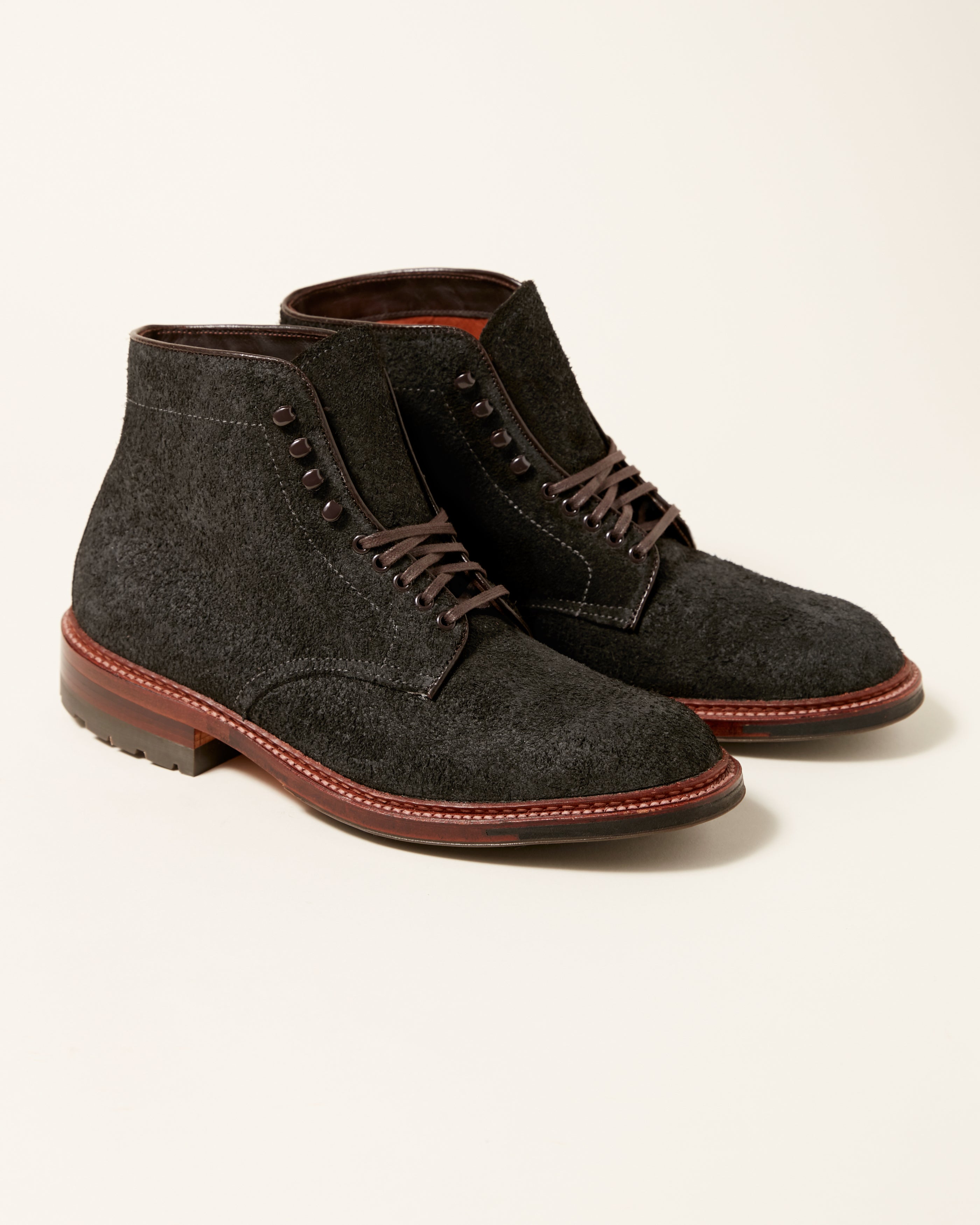 "Skagit Valley" Plain Toe Boot in Earth Reverse Chamois, Trubalance Last