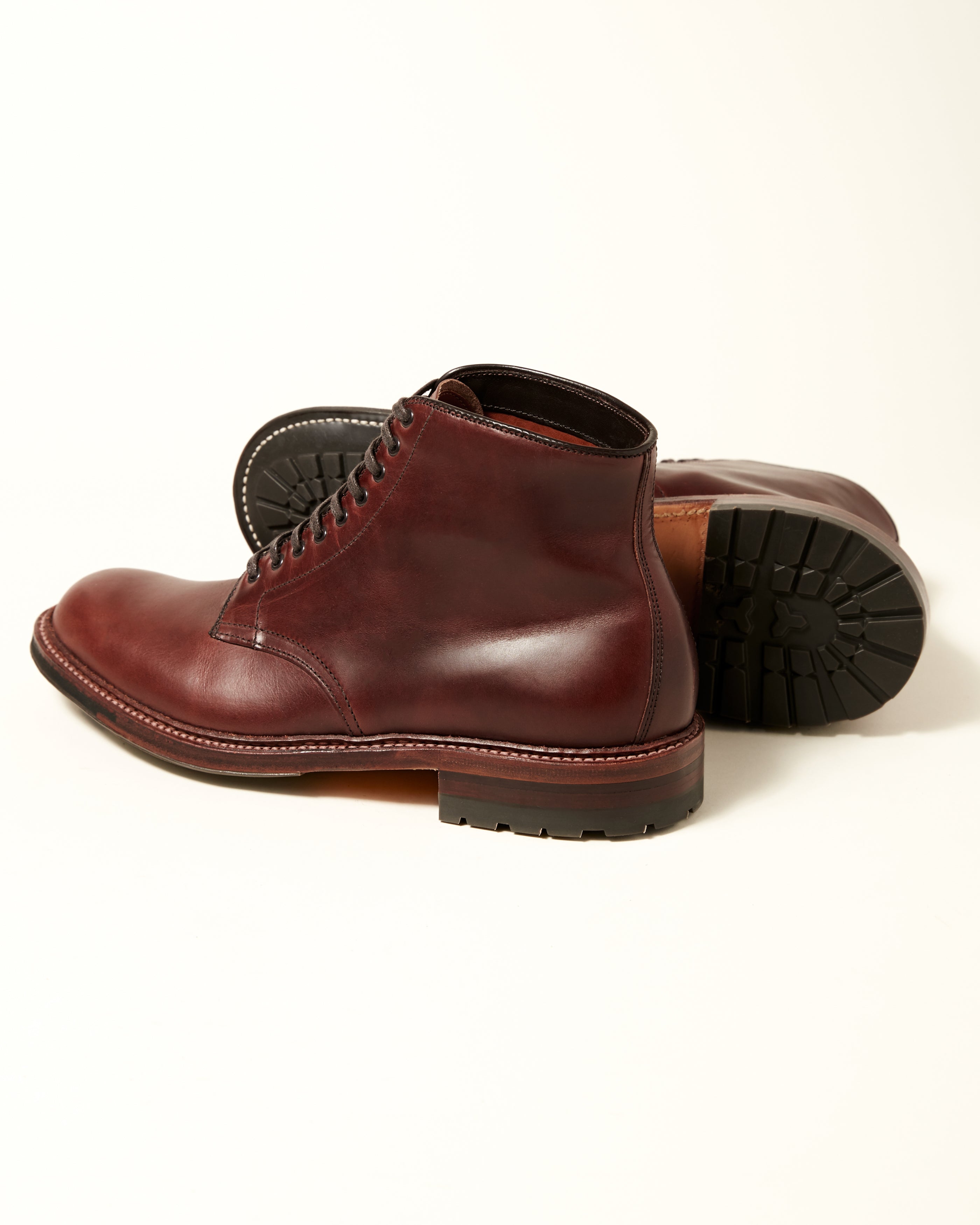 "Meadowlark" Plain Toe Boot in Brown Chromexcel, Trubalance Last