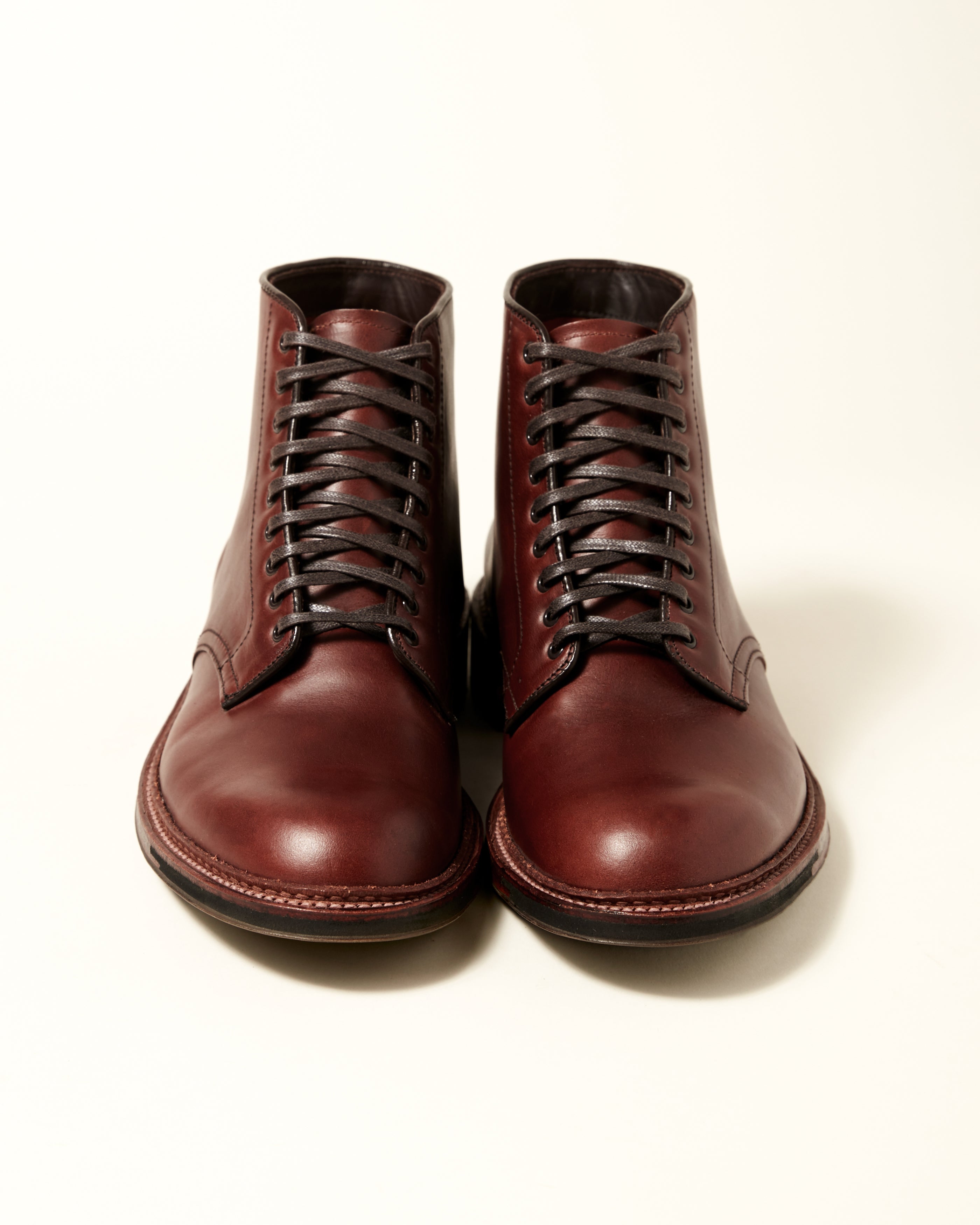 "Meadowlark" Plain Toe Boot in Brown Chromexcel, Trubalance Last