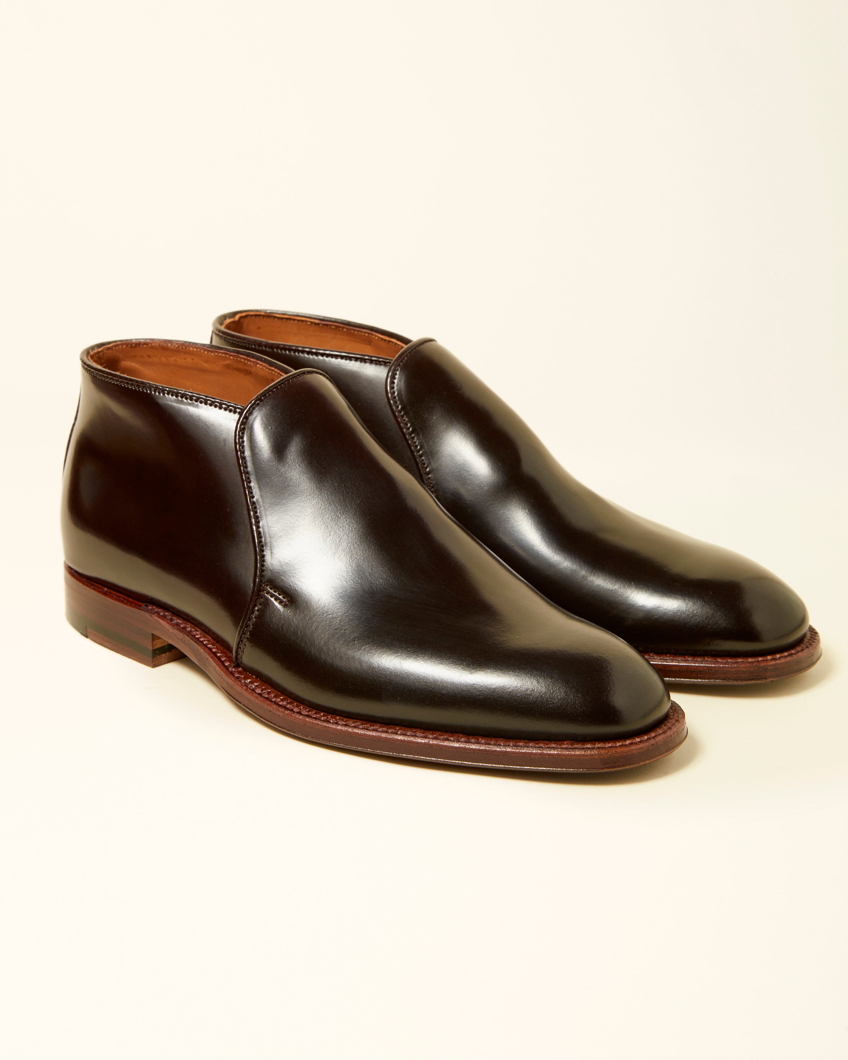 "Paramount" Slip-On Chukka Boot in Color 8 Shell Cordovan, Plaza Last