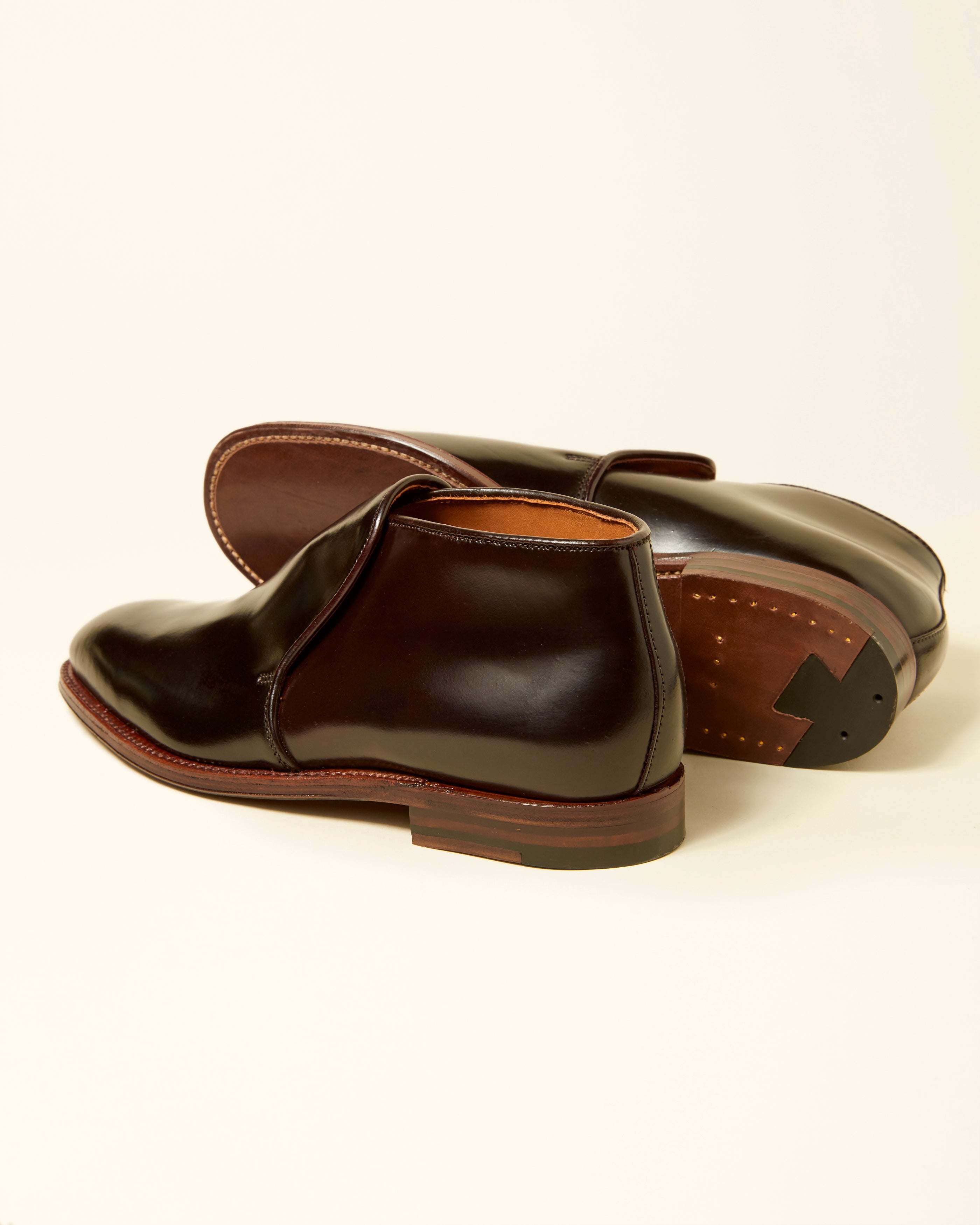 "Paramount" Slip-On Chukka Boot in Color 8 Shell Cordovan, Plaza Last