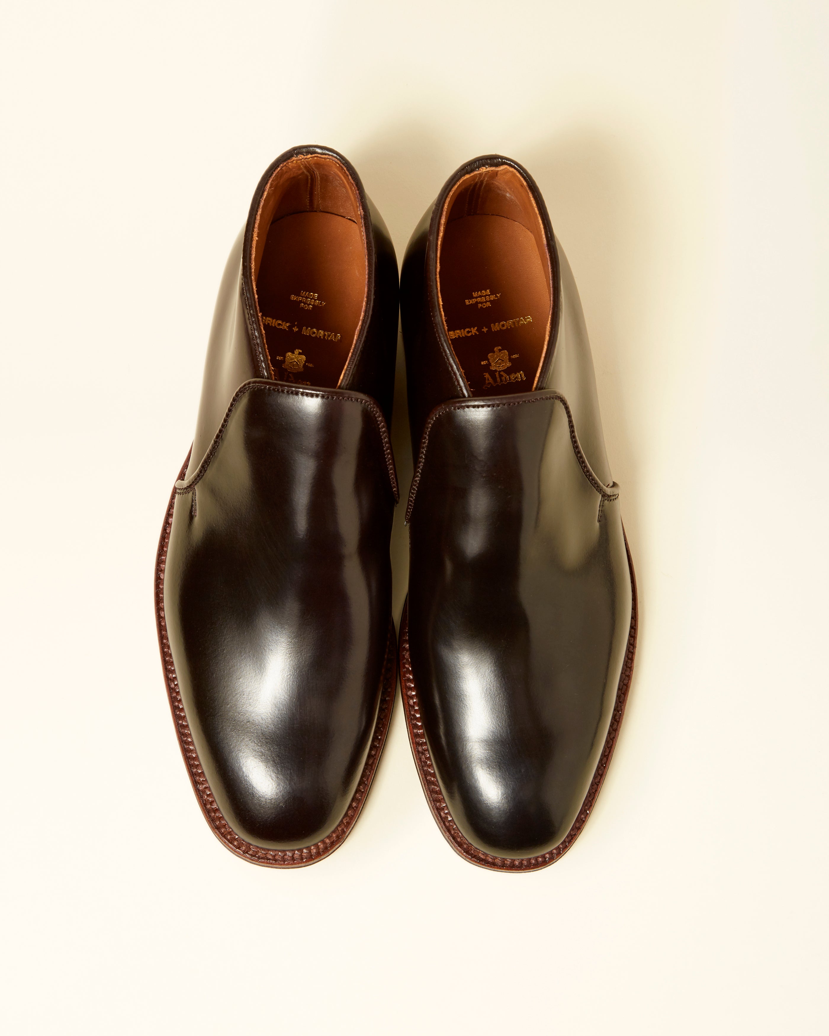 "Paramount" Slip-On Chukka Boot in Color 8 Shell Cordovan, Plaza Last