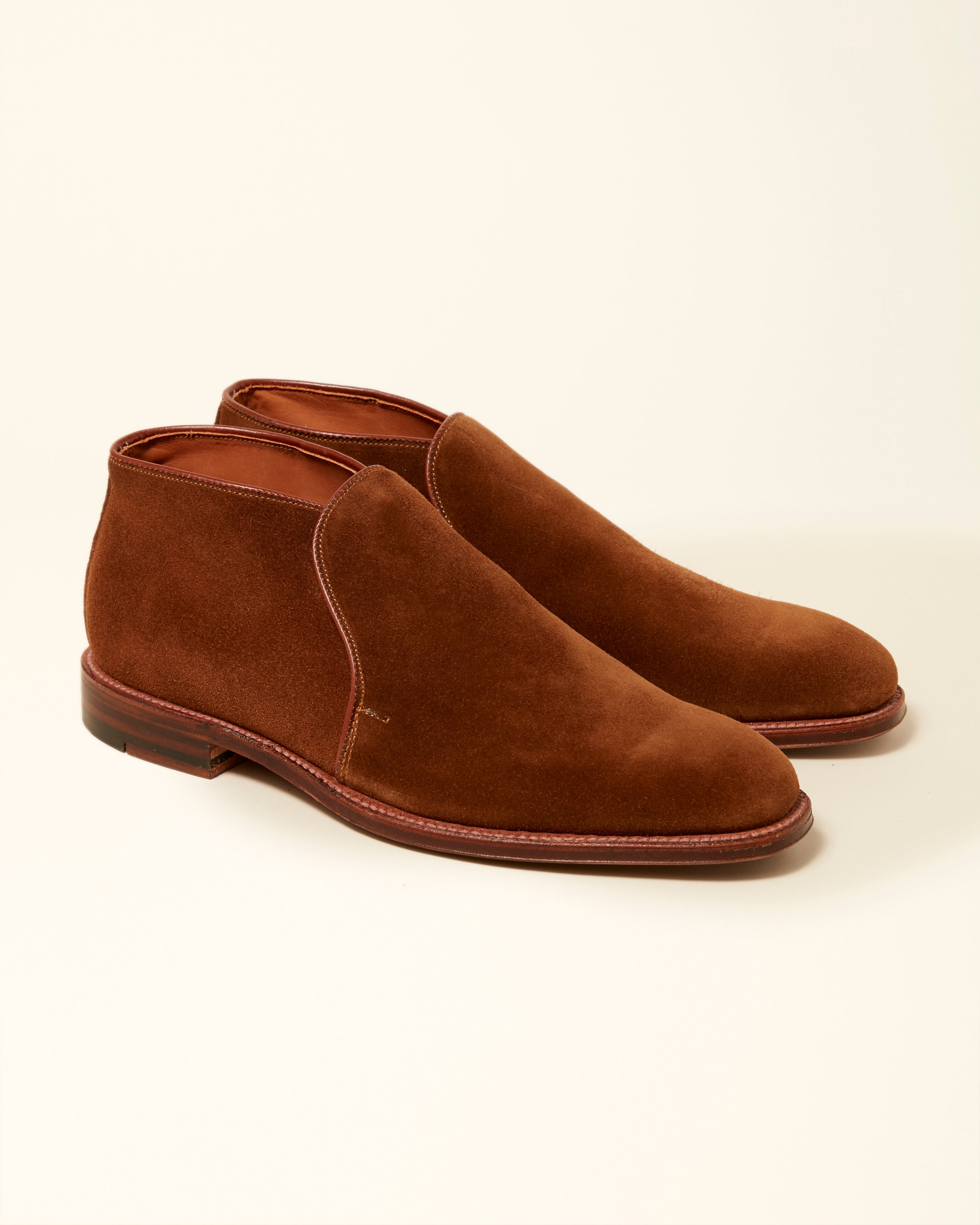 "Paramount" Slip-On Chukka Boot in Snuff Suede, Plaza Last