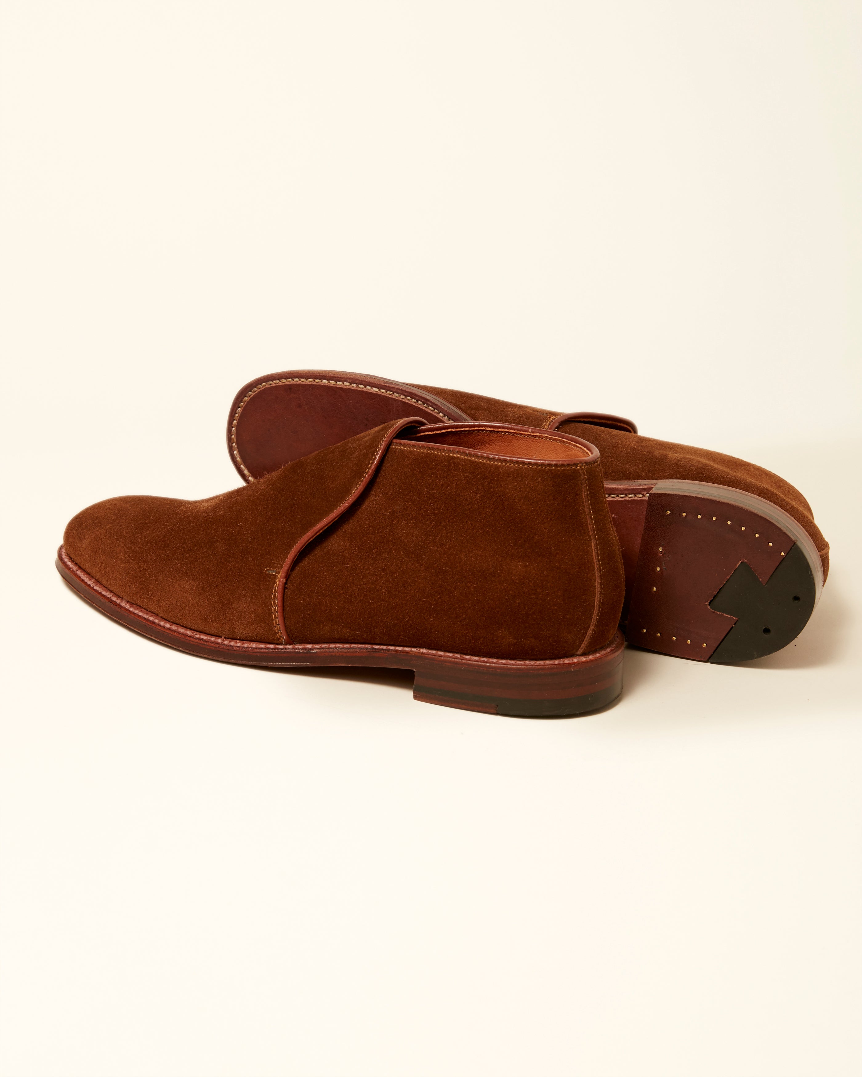 "Paramount" Slip-On Chukka Boot in Snuff Suede, Plaza Last