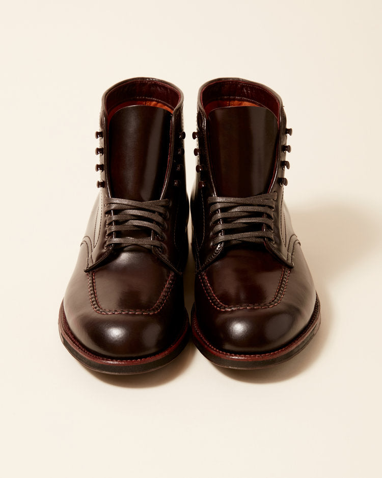 "Monarch" Handsewn Indy Boot in Color 8 Shell Cordovan, Trubalance Last