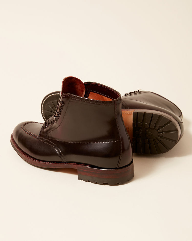 "Monarch" Handsewn Indy Boot in Color 8 Shell Cordovan, Trubalance Last