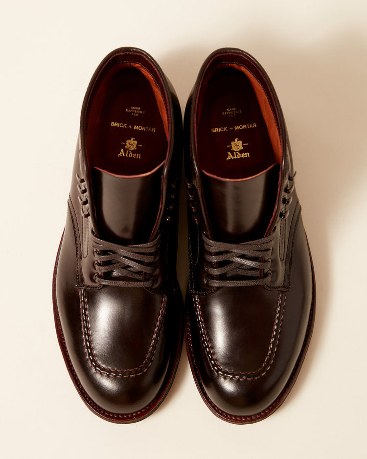 "Monarch" Handsewn Indy Boot in Color 8 Shell Cordovan, Trubalance Last