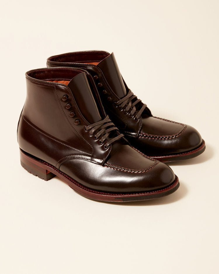 "Monarch" Handsewn Indy Boot in Color 8 Shell Cordovan, Trubalance Last