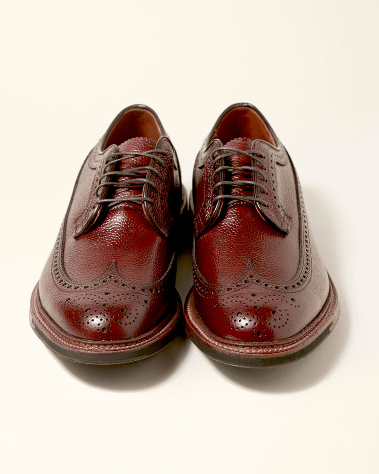 "Brent" Long Wing Blucher in Brown Scotch Grain, Barrie Last