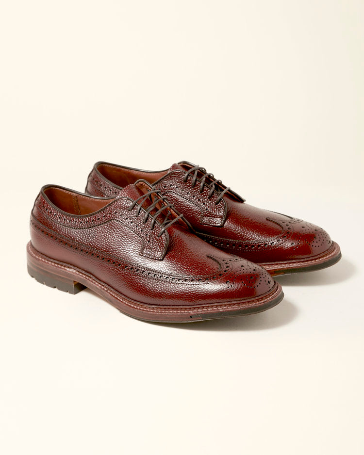 "Brent" Long Wing Blucher in Brown Scotch Grain, Barrie Last