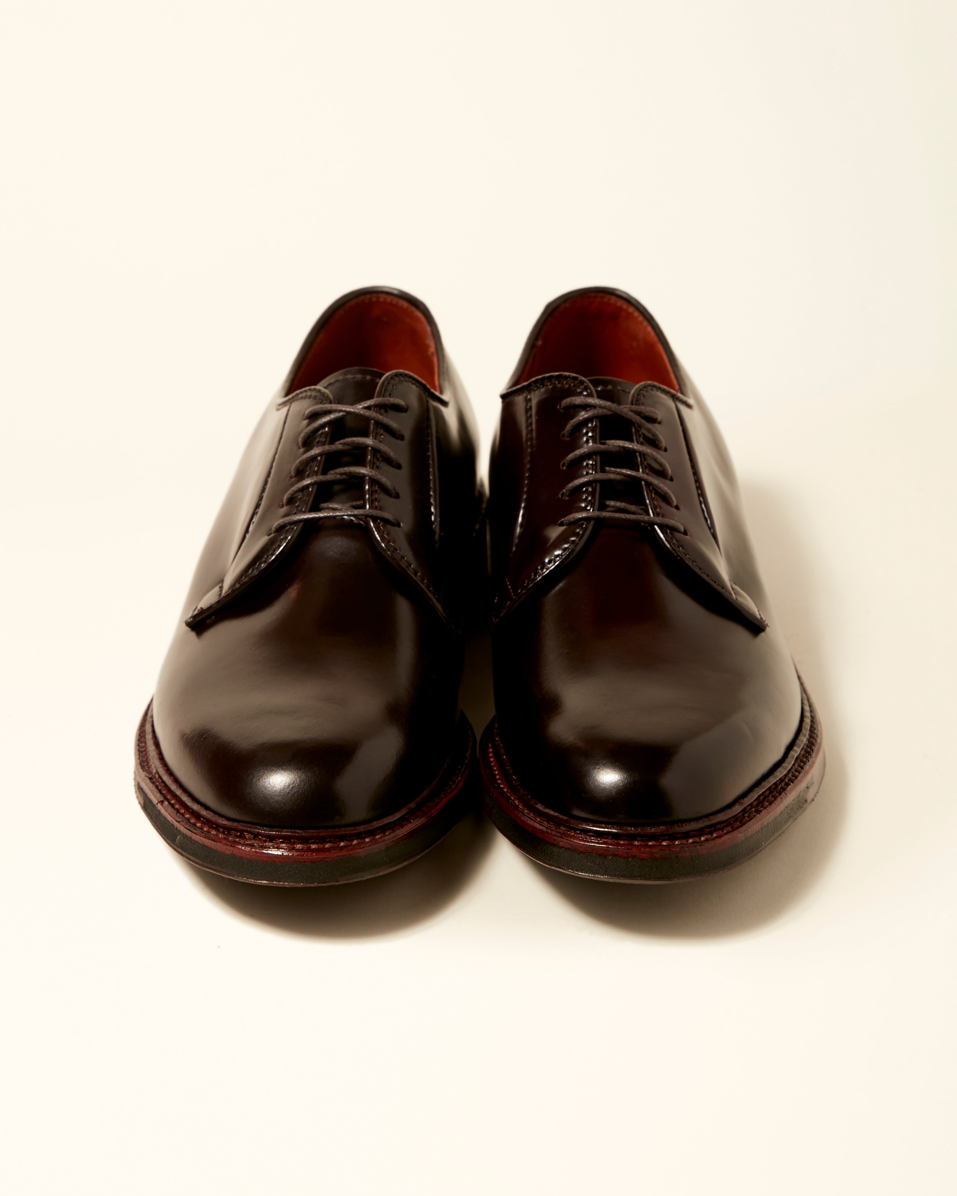 990AC Plain Toe Blucher in Color 8 Shell Cordovan, Barrie Last