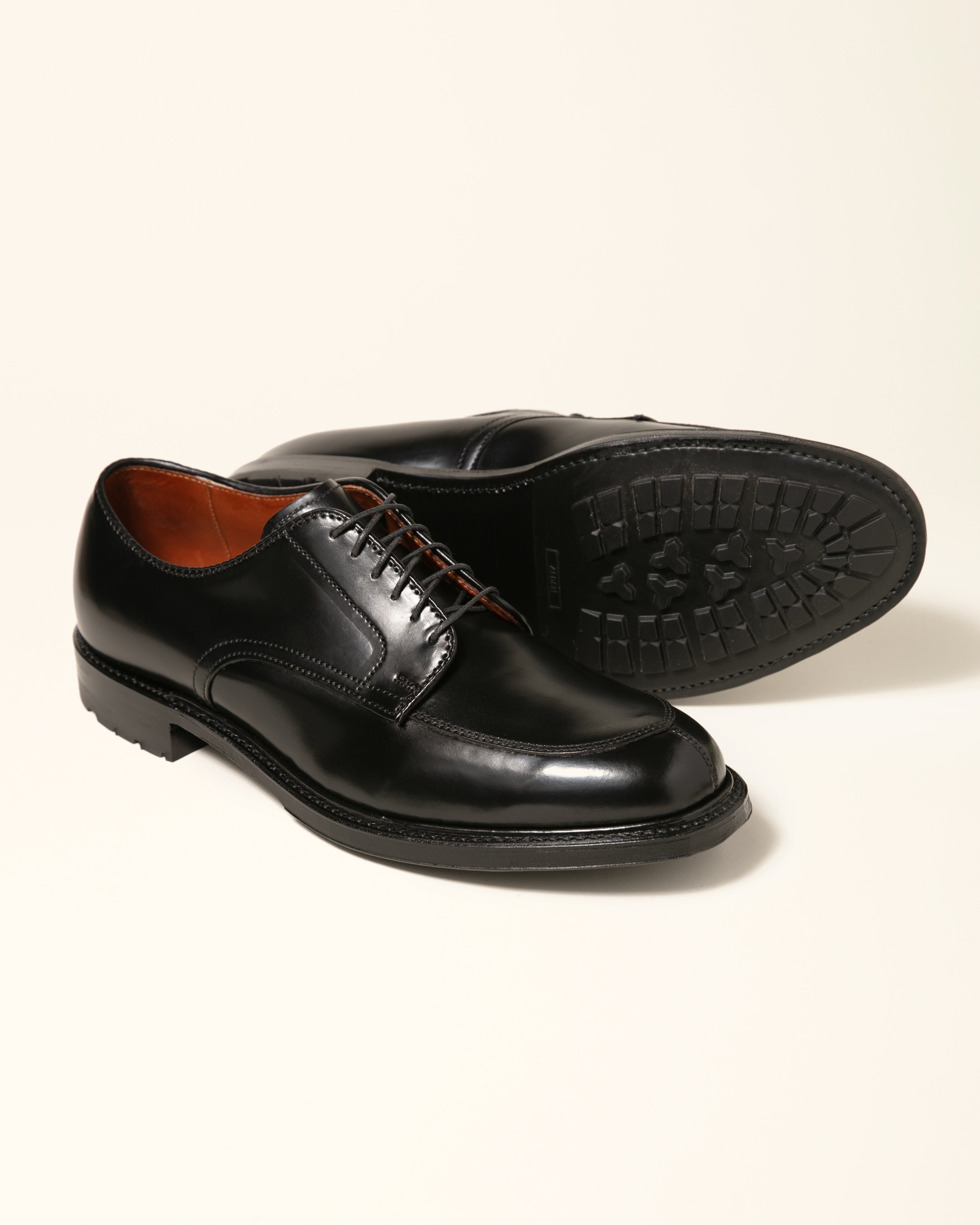 "Regent" V-Tip Derby in Black Shell Cordovan, Barrie Last
