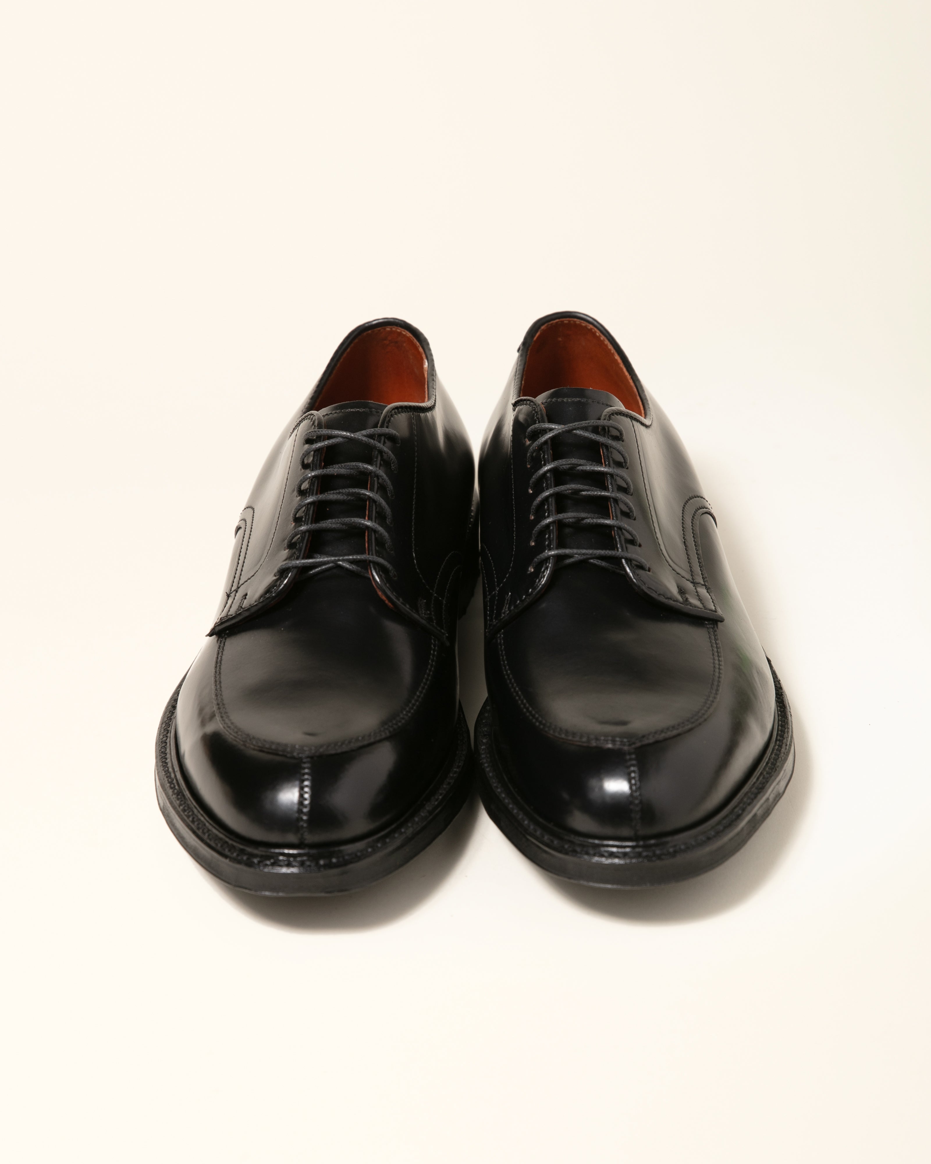 "Regent" V-Tip Derby in Black Shell Cordovan, Barrie Last