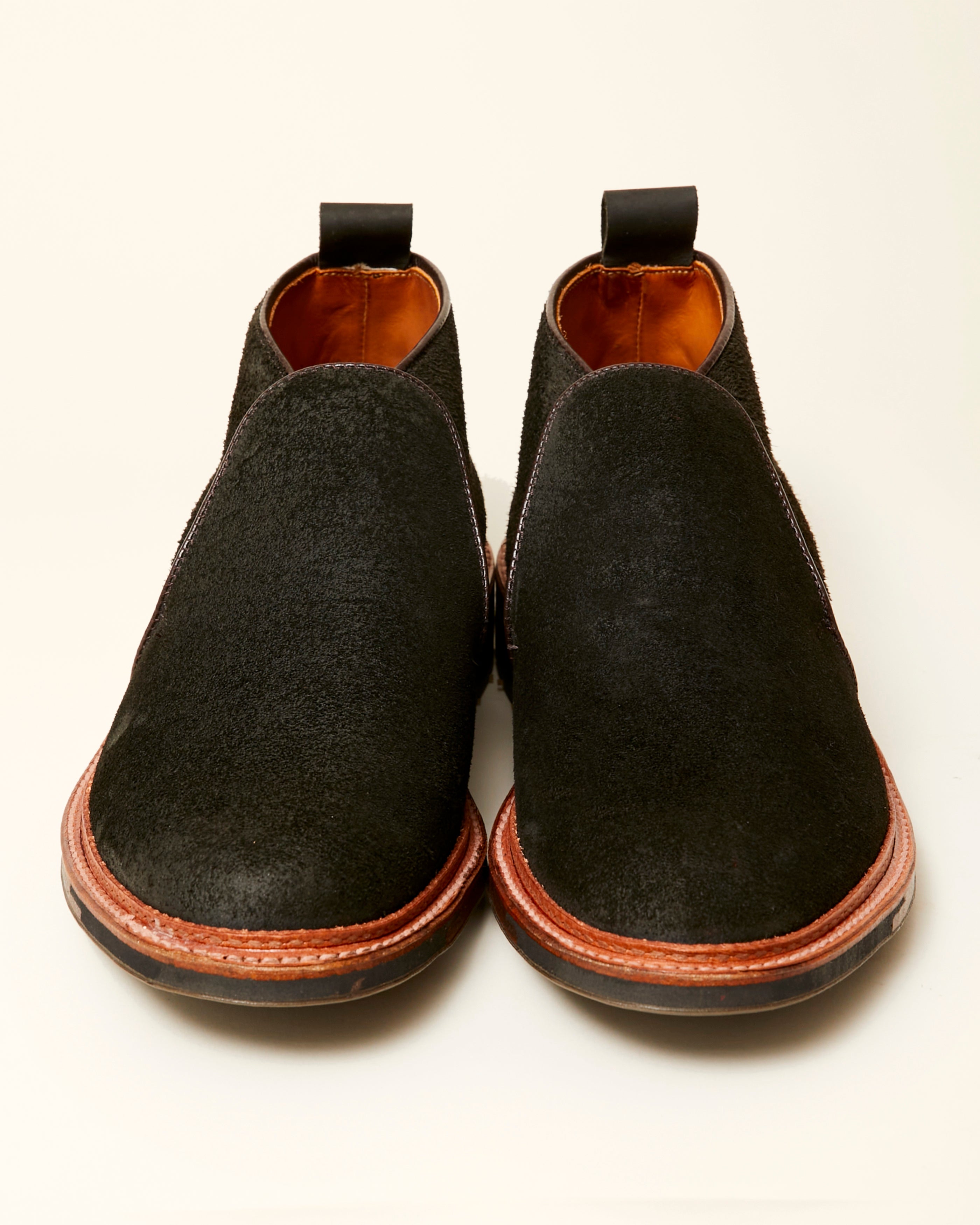 "Grays Harbor" Slip-On Chukka Boot in Earth Reverse Chamois, Barrie Last