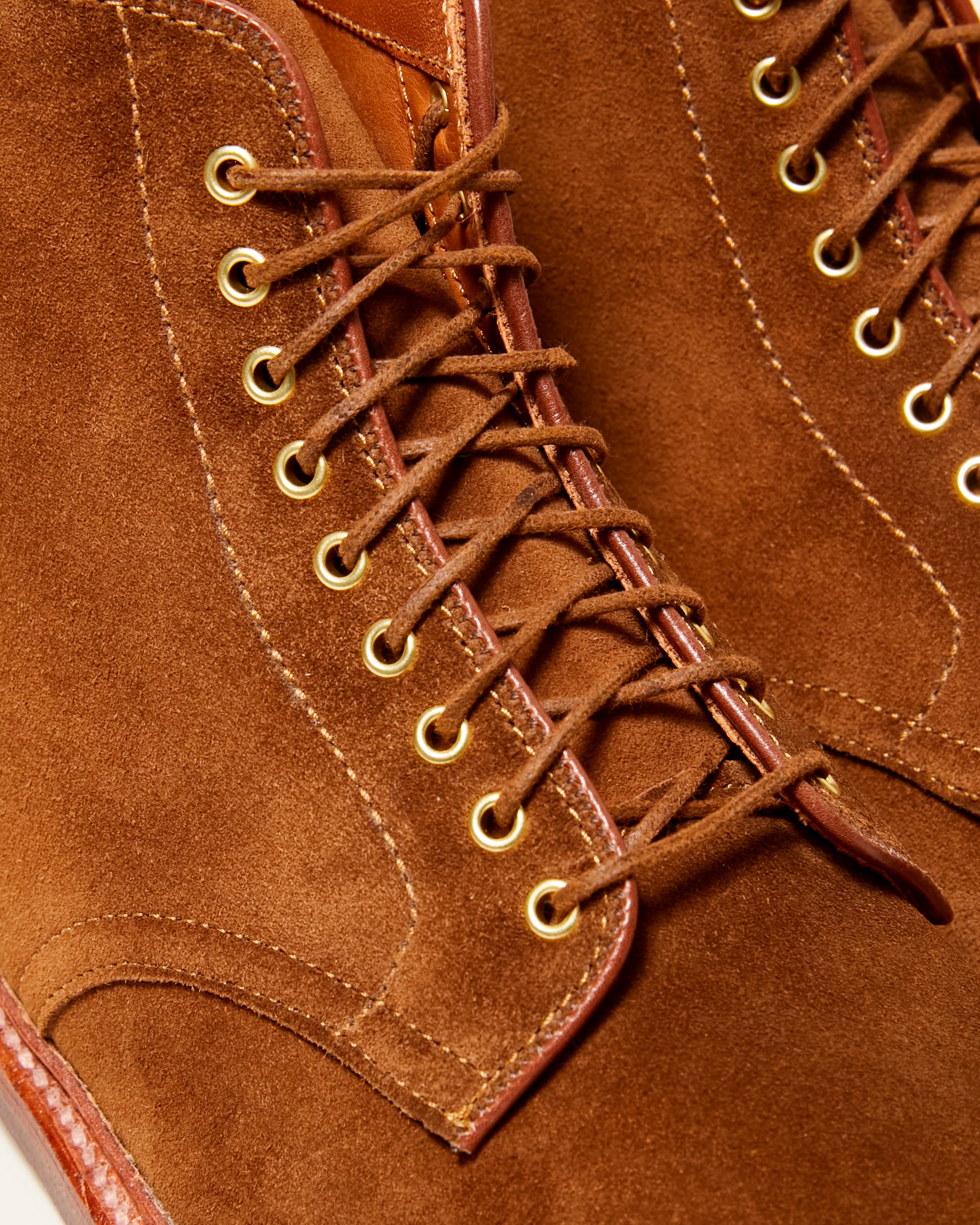 "Sullivan" Plain Toe Boot in Snuff Suede, Barrie Last
